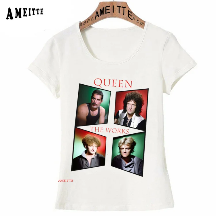 VZFF Mercury The queen Band футболка Женская Хип-Хоп Ретро Рок хипстер футболка винтажные Женские повседневные топы милые крутые футболки для девочек