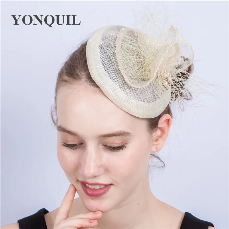 Cocktail Church Race Fascinator Hat Women Elegant Show Nice Headwear Hair Clip Bridal Married Formal Dress Mesh Accessories |