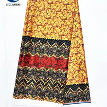 LIULANZHI африканская шелковая восковая ткань Лидер продаж нигерийская атласная ткань Красивая цветная атласная ткань для одежды ML8X