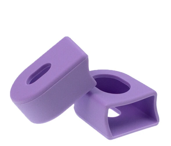 purple MTB Горная дорога велосипед фиксированная Шестерня Кривошип Защитная крышка Кривошип рукав шатун Защитный протектор - Цвет: purple