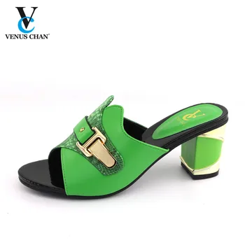 

2020 Summer Woman Shoes Slippers Basic Square Toe PU Concise Shallow Slip-On Pinch toe Outside Pumps Size 38-43