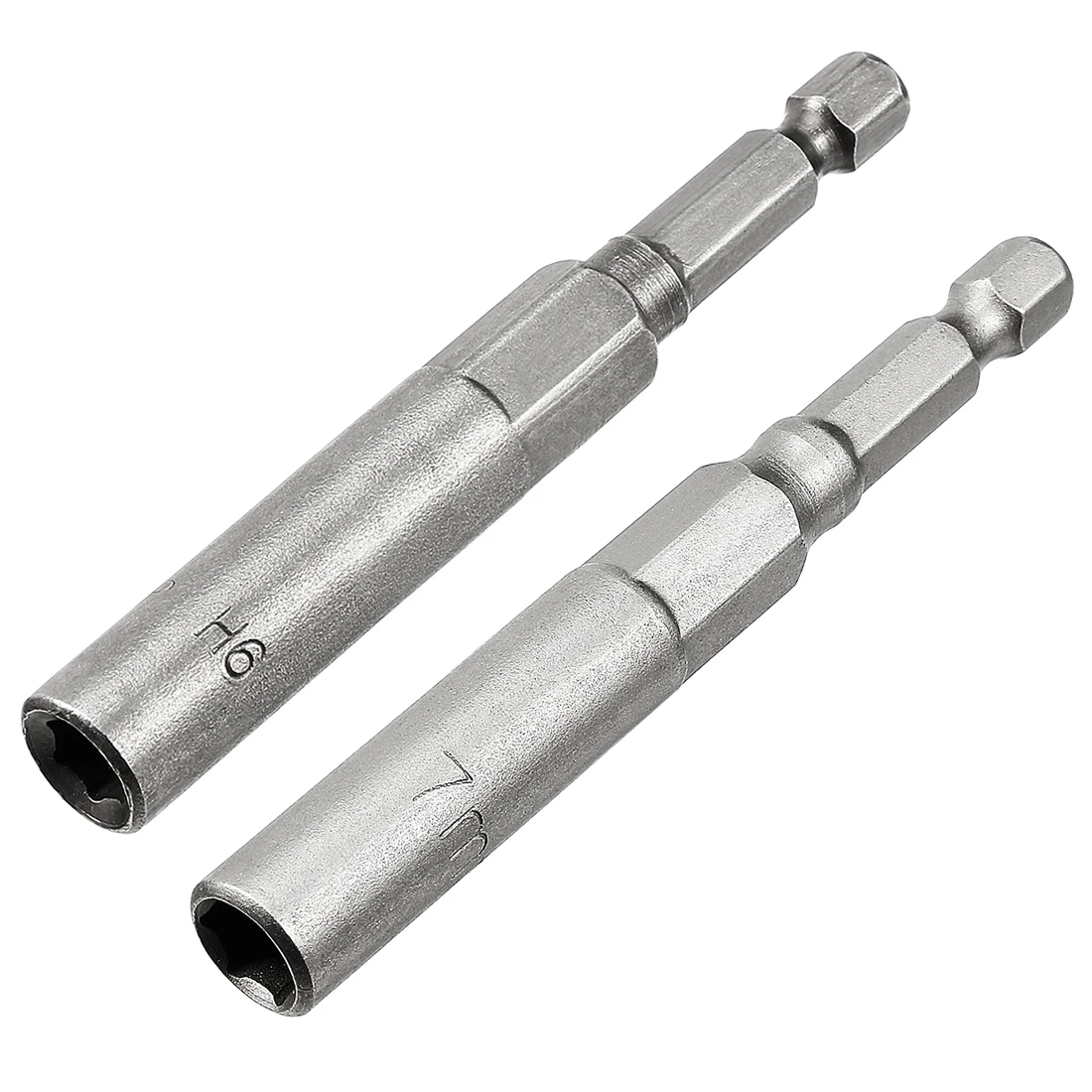 

uxcell 1Pcs 1/4-inch Quick Change Shank Cr-V 6/7/8/9/10/11/12/14/15/19mm Hex Nut Driver, 3" Length Chrome Vanadium Steel