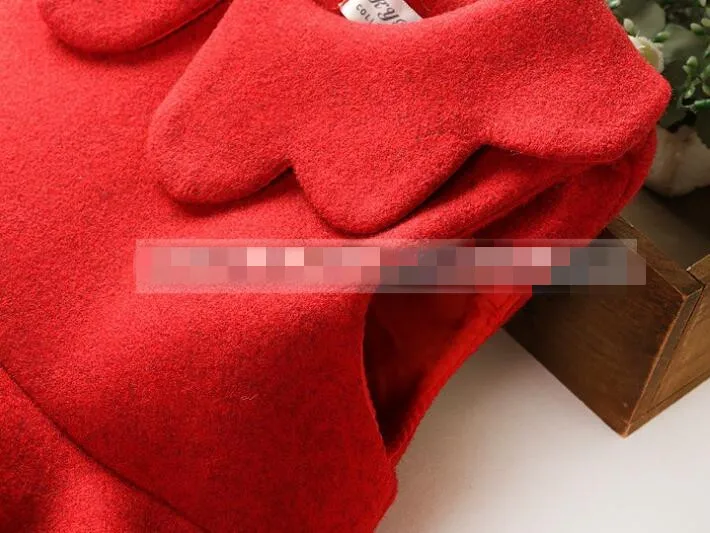 Шерстяное платье для девочек коллекция года, осенне-зимние детские платья-майки модное высококачественное детское платье принцессы, одежда