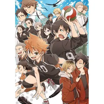 

Haikyuu!! Haikyuu To The Top Anime Manga Wall Poster Scroll Home Decoration Wall Art