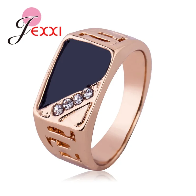 Creative Triangle Drop Oil Cubic Zircon Finger Ring Silver Gold Color Inlay Rhinestone Women Men Jewelry Rings Accessories silver rings silver ring gold plated rings gold plated silver ring gold rings golden ring