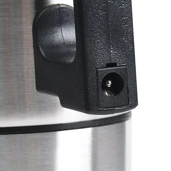 

Hot Water Heater Mug Car Electric Kettle Heated Stainless Steel Car Cigarette Lighter Heating Cup J99