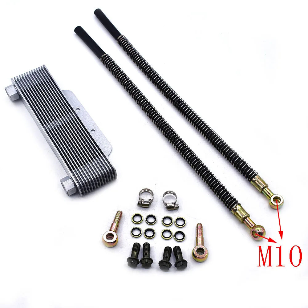Oil Cooler radiator Dirt pit monkey bike Off-road motorcycle ATV Engine cooling accessories fuel hose spare parts