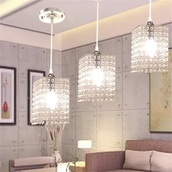 

Modern Chandelier Lighting E27 LED Chandelier Big Stairs LED Crystal Light Up Polished Steel Hanging Luster Cristal Living Room