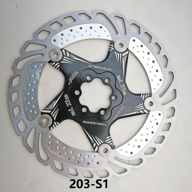 140mm 203mm Bike Brake Disc Floating Rotor with Screws Rotor Disc Brake For MTB Mountain Road Bike Bicycle parts