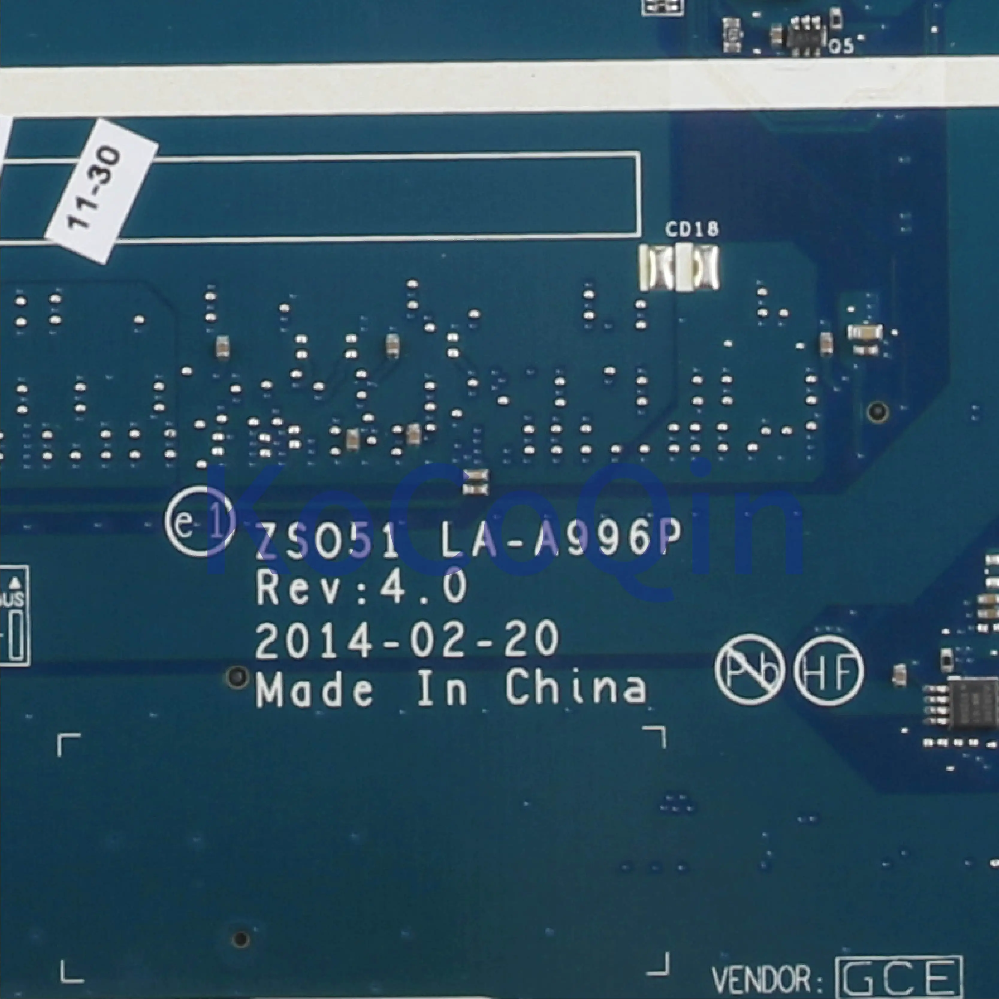 KoCoQin материнская плата для ноутбука hp Pavilion 15-G 255 G3 EM6010 материнская плата 765107-001 765107-501 ZS051 LA-A996P Процессор AMD