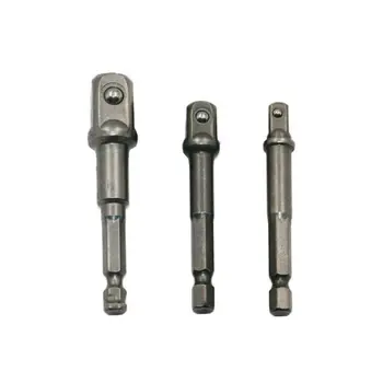 

3pcs/set 1/4" 3/8" 1/2" Extension Drill Bits Bar Socket Driver Hex Shank Tool