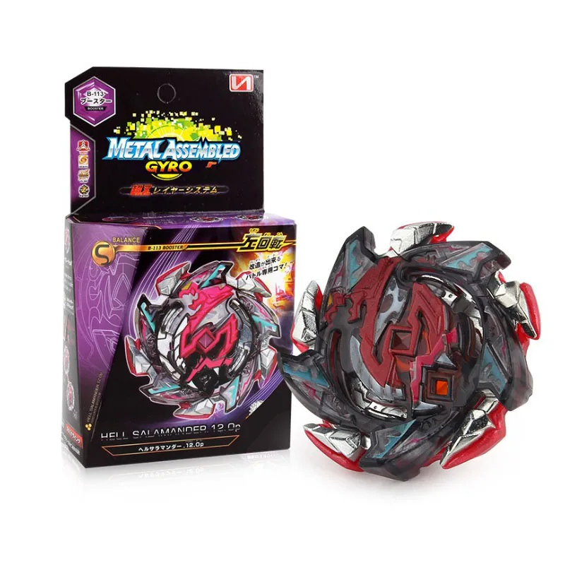 B-X Toupie Scoppiano Beyblade B-113 Un Diavolo Salopette 12.Op B-113 Di Avviamento B113 + Lanciatore Con Scatola Giocattoli