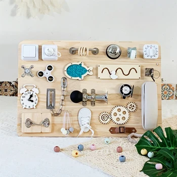 DIY Montessori Busy Board Accessories 1