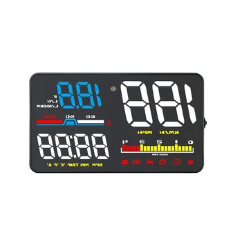 

Smart D5000 Car Head Up Display Alarm OBDII Universal Car Head Up Display HUD On-board Computer OBD Diagnostic Tool #J