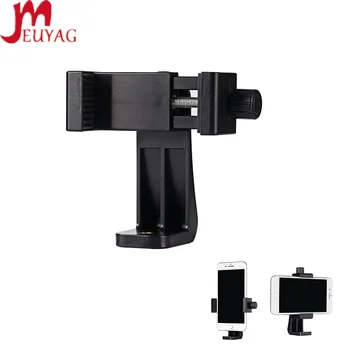 

MEUYAG Universal Smartphone Tripod Mount Adapter Phone Clipper 360 Rotation Holder with 1/4 Nut Screw Hole For iPhone Android