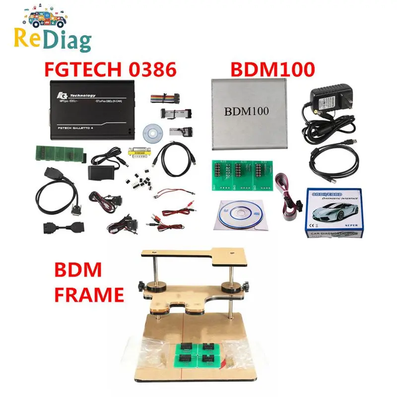 #*Cheap Newest version fgtech V54 0386 with LED BDM Frame BDM 100 Tuning Tool FGTECH Galletto 4 Master v54 BDM OBD Support BDM Function