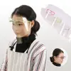 10Pcs Face Shield Mask Anti Saliva Splash Eyewear Anti-fog Detachable Protect Face Frame Visors for Travel Kitchen Household 2