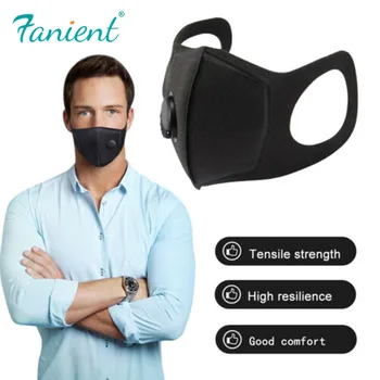 

Men Women Face Mask Anti Haze Anti-dust Mask Activated Respirator Bacteria Proof Flu Face Cotton Masks