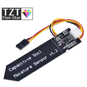 

Capacitive Soil Moisture Sensor Module Not Easy to Corrode Wide Voltage Wire 3.3~5.5V Corrosion Resistant W/ Gravity for Arduino