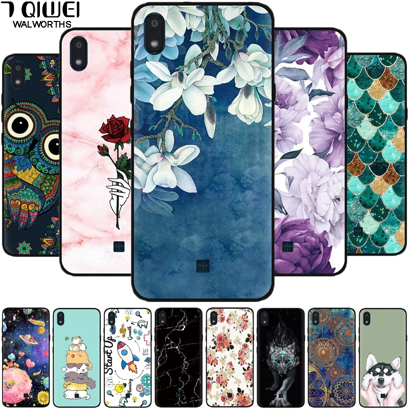 

5.45'' For LG K20 2019 Case Silicone Black Soft TPU Printed Phone Case For LG K20 2019 Back Cover for LGK20 K 20 2019 Coque Owl