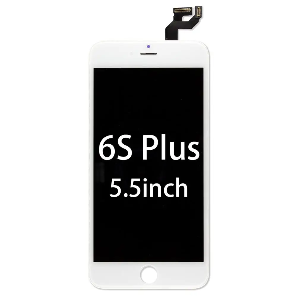 Черный/белый экран Замена для iPhone 6 6plus дисплей 3D сенсорный дигитайзер сборка ЖК для A1586 A1589 A1549 A1522 A1524 тоже - Цвет: 6s Plus-White