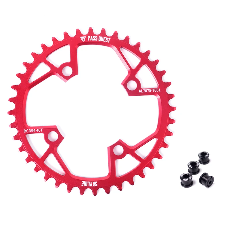 PASSQUEST 94 BCD 32 T-40 T цепь CNC полый MTB дорожный велосипедная цепь колеса