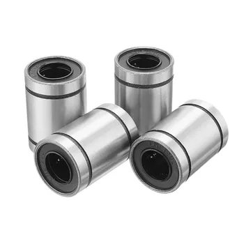 

4 pcs LM12UU 12x22x32mm Double Side Rubber Seal Linear Motion Ball Bearing