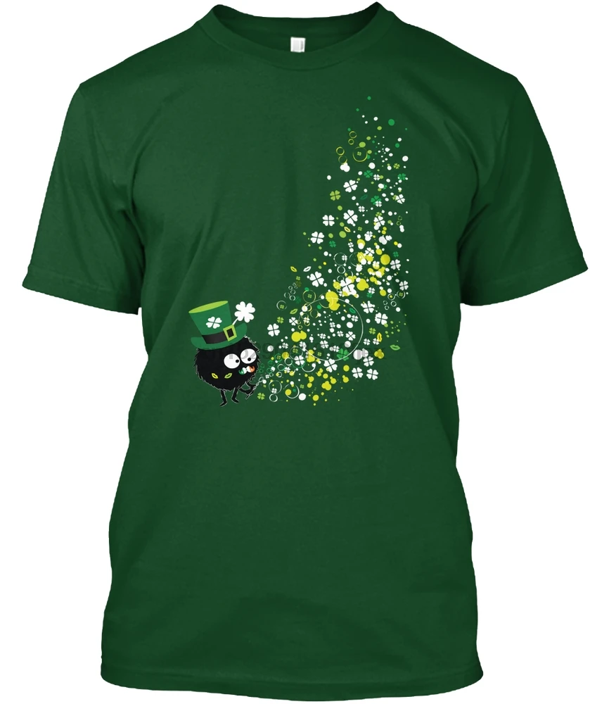 Men t shirt blowing green bubbles and clovers tshirts Women t-shirt |