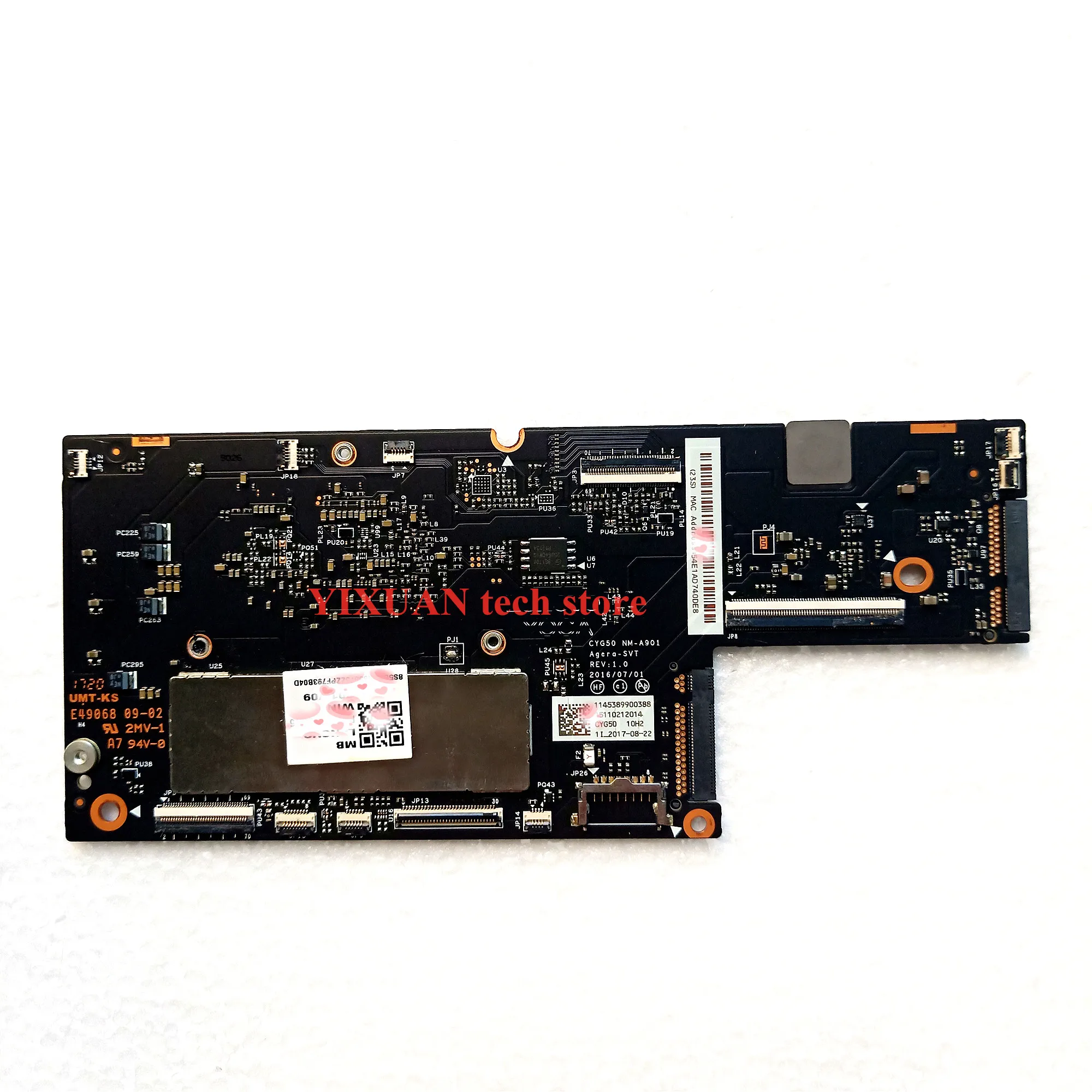 Eshakhare CYG50 NM-A901 материнская плата для Lenovo YOGA 910-13IKB YOGA 910 Материнская плата для ноутбука I7-7500U cpu 16GB ram оригинальная протестированная