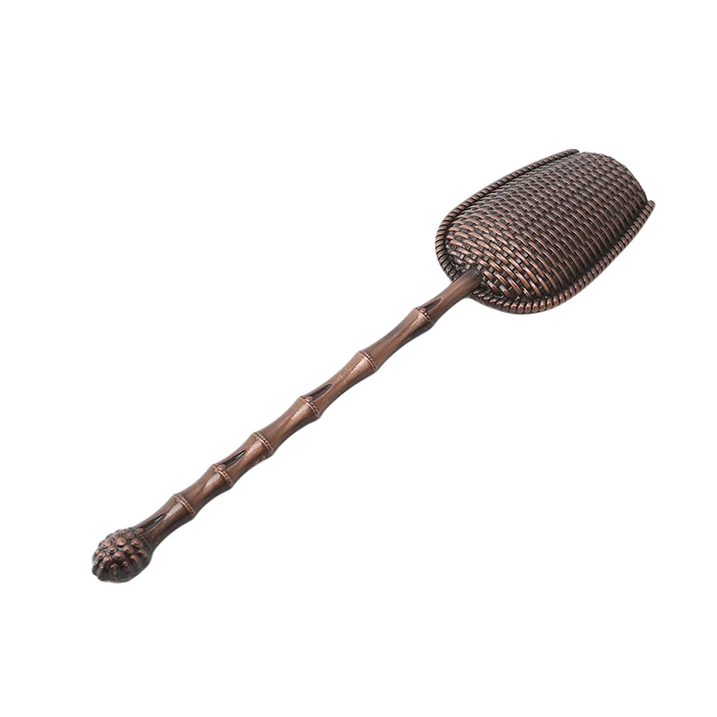 Прочные Мини чайные ложки, ретро медная чайная ложка, винтажная Высококачественная Ложка для сахара, соли, для китайского чая кунг-фу, аксессуары, посуда