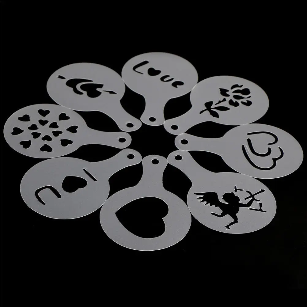 8pcs/Set Cake Stencils Mold Valentine