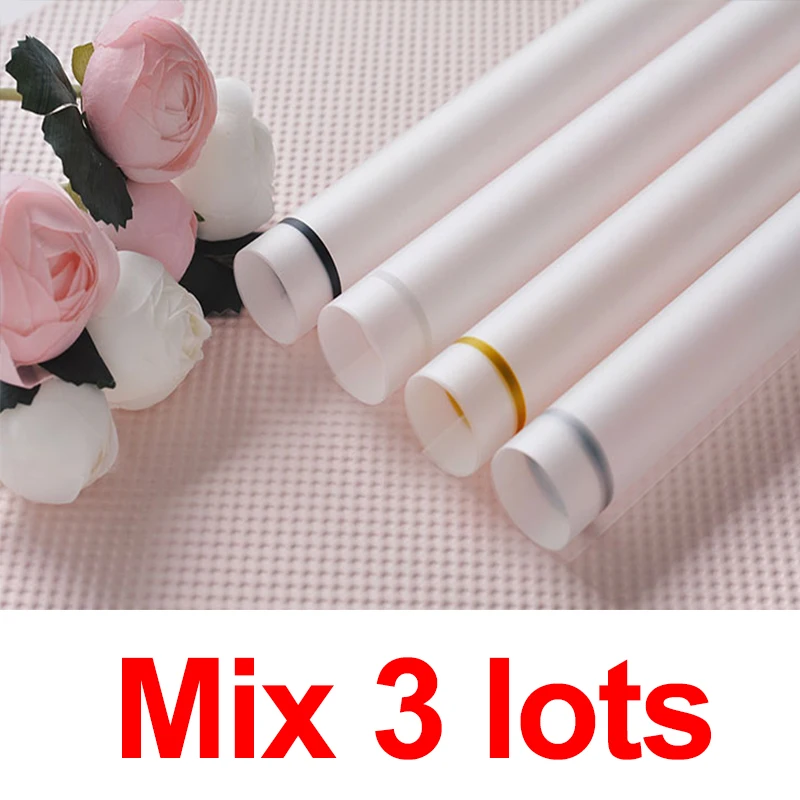 Mix 3lots 20 шт матовые цветы оберточная бумага край линии утолщение букет подарочная упаковка материал ручной работы оберточная бумага цветочный - Цвет: Mix 3lots