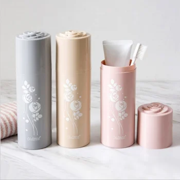 

Portable Tooth Brush Container Travel Organizer Toothbrush Toothpaste Protect Holder Storage Box Toothbrush Holder Accessories