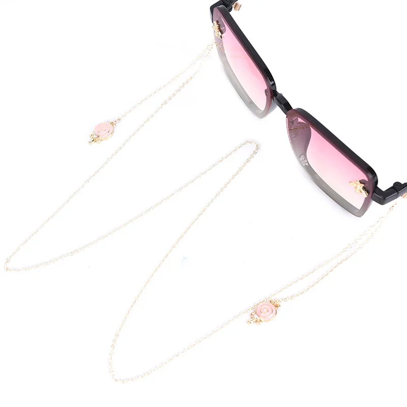 Очки сплав цепи для солнцезащитных очков мужчин женщин Анти-потери украшения подвесной аксессуар для шеи силикагель регулируемый