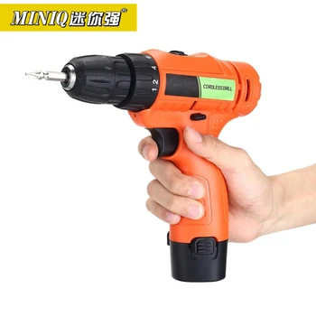 

ALLSOME Dual Speed Rechargable Electric Scredriver Drill Mini Power Drill Screw Driver Li-ion Battery Household Electric Drill