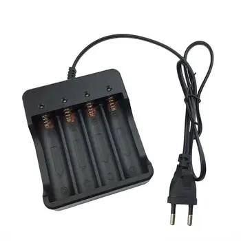 

18650 Battery Charge EU US Plug Universal Charging for 4.2V 4 port Li-Ion Batteries Charger Vape Charger