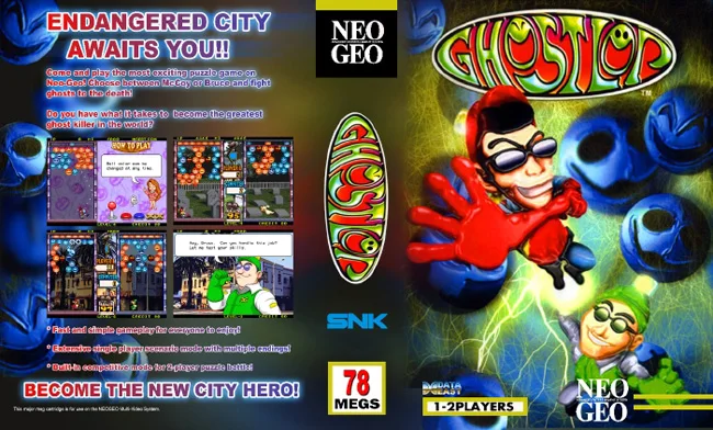 Игровой картридж NEOGEO AES Ghostlop (неизданный) для консоли SNK NEO GEO AES