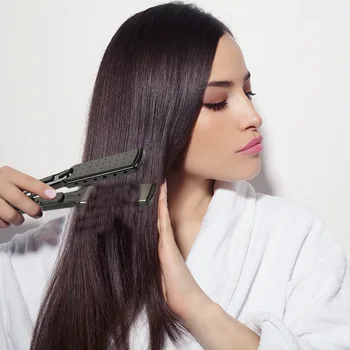 

Adjustment Electric Hair Straightener Titanium Tourmaline Ionic Flat Iron Straightener Professional Hair Straightener