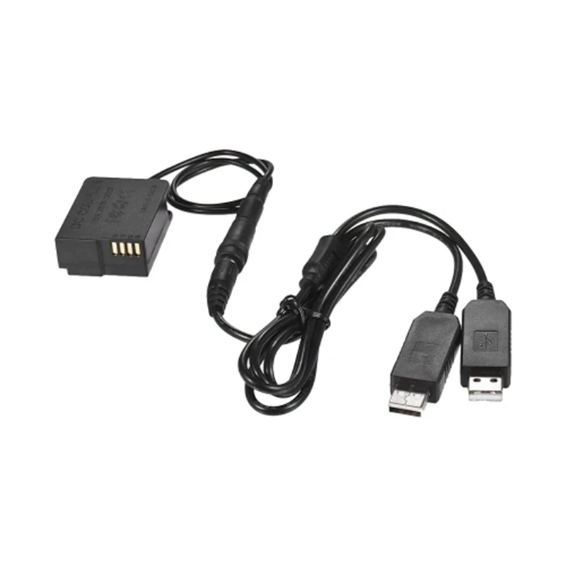 DMW-DCC8 соединитель постоянного тока USB Мощность адаптер Камера Зарядное устройство Комплект для цифрового фотоаппарата Panasonic DMC-FZ200 DMC-FZ1000 DMC-GH2 DMC-G5 DMC-G6 DMC-G7 Lumix G