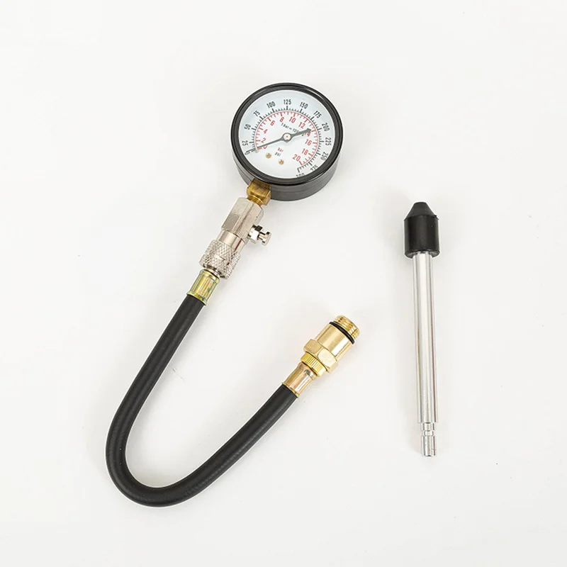 

Тестер сжатия бензинового двигателя, 21 кг/см, 21 бар, 1/2 кПа, с адаптером 14/18 мм и стержнем 6 дюймов