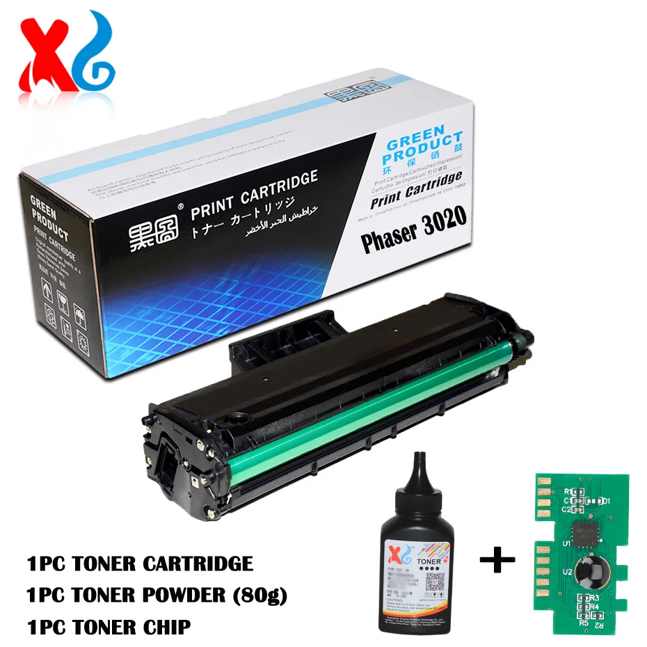Совместимый тонер-картридж 106R02773 для Xerox Phaser 3020 WorkCentre 3025 1500 страниц с обновленным