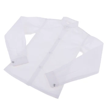 

Fashion White Stand-Collar Shirt Outfit for 1/3 Male BJD 70cm Uncle Doll