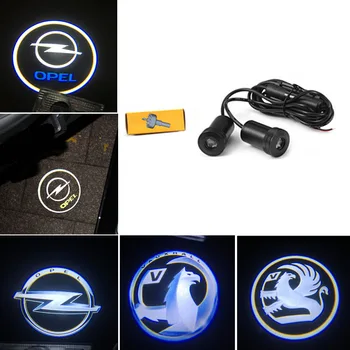 

2X Laser Logo Projector LED Car Door Light For Opel Insignia Astra H G J Corsa D C B Zafira Vectra C Mokka Vectra Omega Vivaro