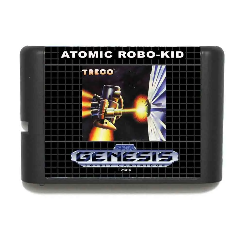 Игровая карта Atomic Robo Kid 16 bit MD для Sega Mega Drive Genesis | Электроника