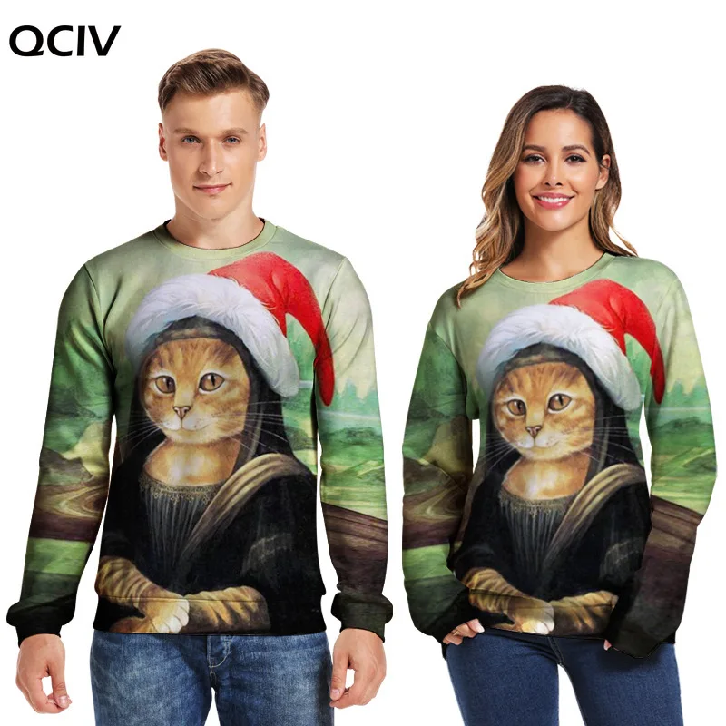 

Unisex Ugly Christmas Sweater 3D Print Funny Xmas Pullover Hoodie Sweatshirt Men Women Autumn Winter Plus Size Clothing