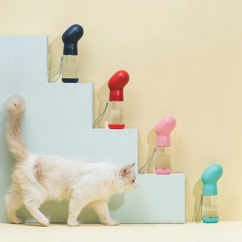 For Dog Pet Drinker Dog Drinking Machine Dog Cup Automatic Kettle Accompanying Cup Water Feeder Outdoor Water Bottle 400MLdog