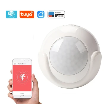 

Smart Home Wireless WiFi Tuya PIR Motion Sensor Infrared Detector Home Alarm System Work With IFTTT