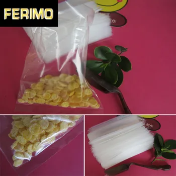 

1000pcs/Lot Transparent Open Top Flexible Plastic Package Bag For Electronic Accessories Packing Poly Clear Grocery Storage Bag