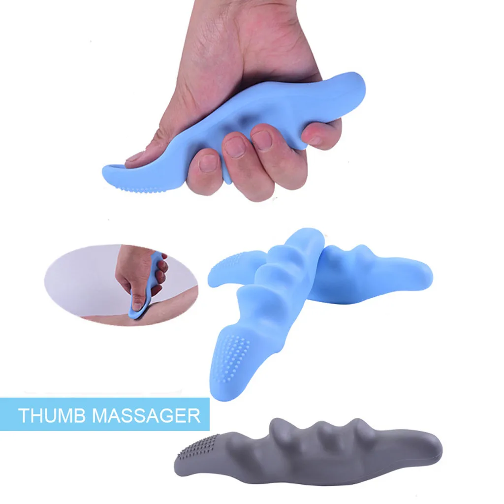 

High Quality Silicone Thumb Massager Device Thumb Savers Massager Physiotherapy Muscle Relaxation Fascial Massage Small Tools