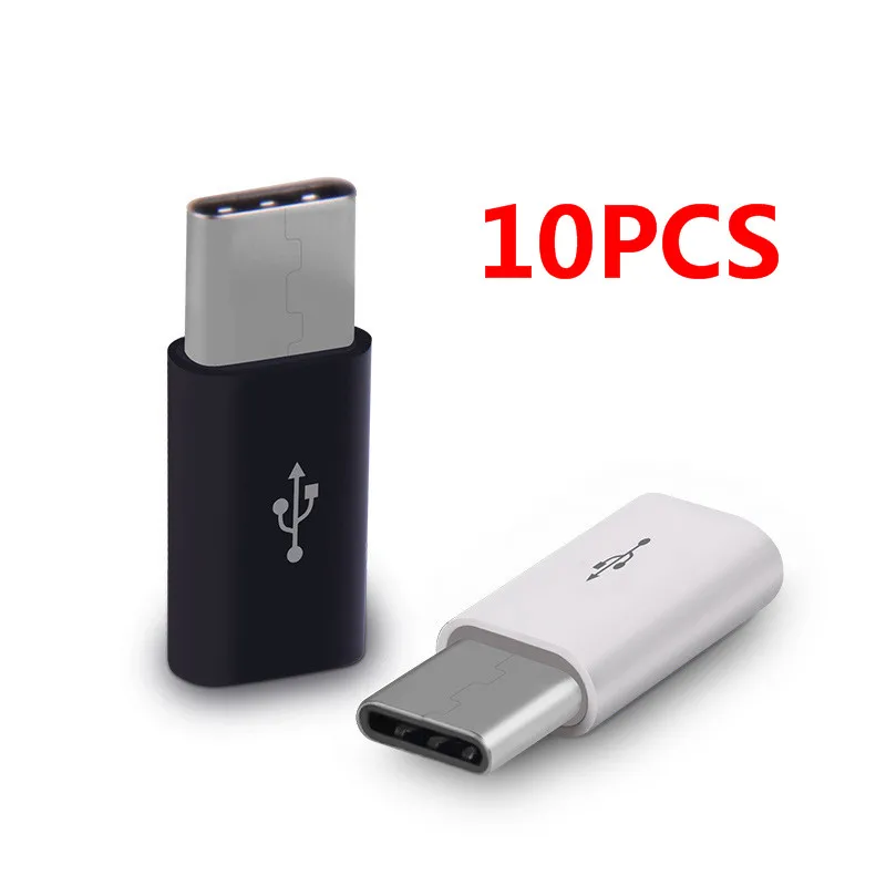 10 шт mi cro USB Женский к type C Мужской адаптер для Xiaomi mi 8 красный mi Note 7 huawei P20 Lite Oneplus 6 samsung S8 Plus S9 Note 9
